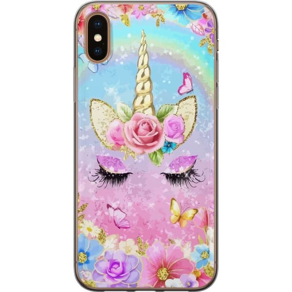 Apple iPhone XS Max Gennemsigtig cover Enkelt Horn