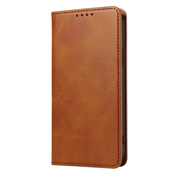 Wallet Stand Telefontaske til iPhone 15 Pro Cell Cell Cover - Brun