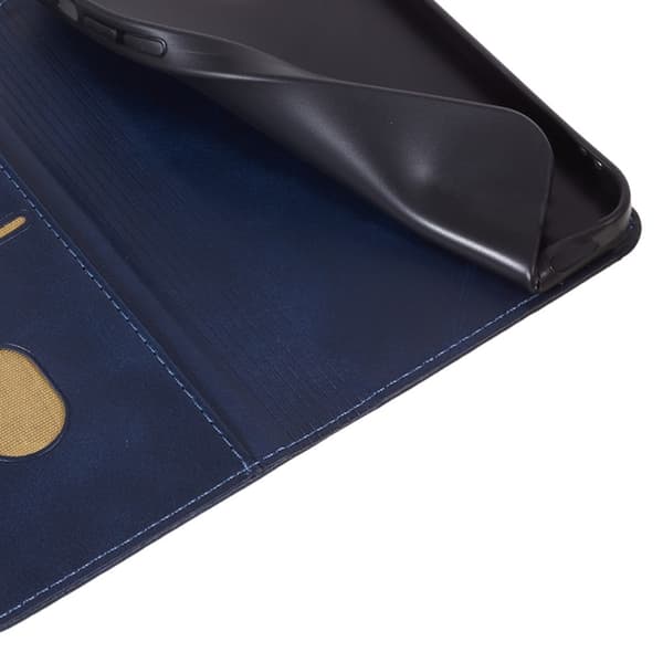 Wallet Stand Telefontaske til iPhone 15 Pro Max Cell Cell Cover - Blå