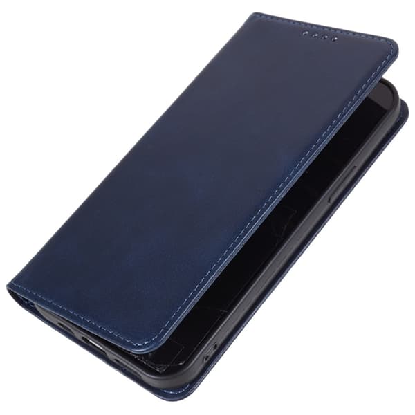 Wallet Stand Telefontaske til iPhone 15 Pro Max Cell Cell Cover - Blå