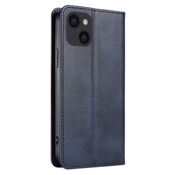Wallet Stand Telefontaske til iPhone 15 Pro Max Cell Cell Cover - Blå