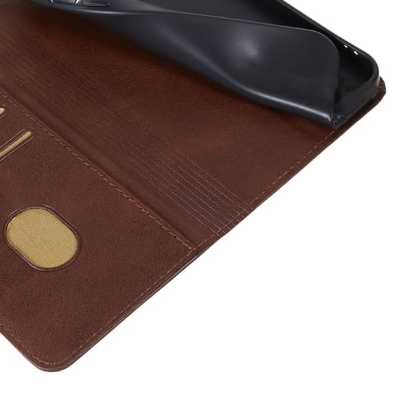 Lommebokstativ Telefondeksel til iPhone 15 Pro Max - Kaffe