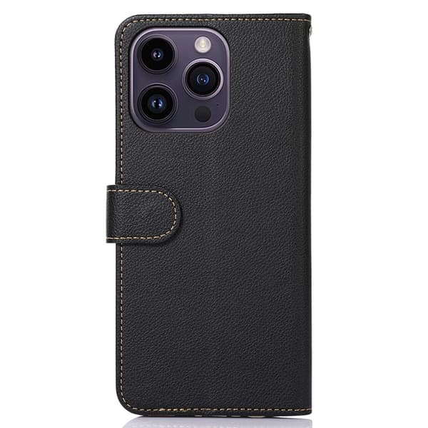 KHAZNEH Telefoncover til iPhone 15 Pro - Sort/Rød