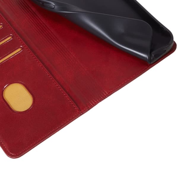Wallet Stand Telefontaske til iPhone 15 Pro Max Cell Cell Cover - Rød