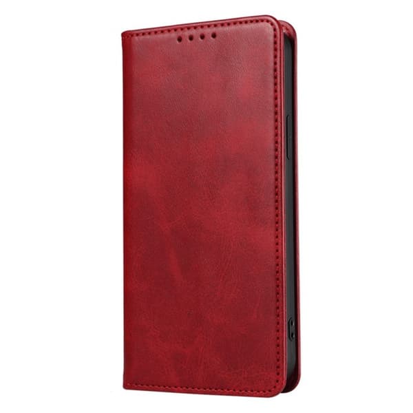 Wallet Stand Telefontaske til iPhone 15 Pro Max Cell Cell Cover - Rød