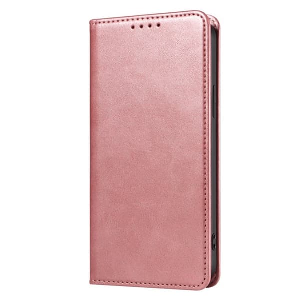 Plånboksställ Telefon Fodral Skal för iPhone 15 Pro Max - Rose Gold