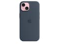 Miniatyrbilde 2 av 5: Apple - Baksidedeksel for mobiltelefon - MagSafe-samsvar - silikon - stormblå - for iPhone 15