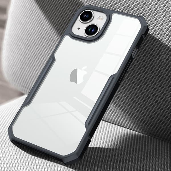 XUNDD TPU Hybrid Dekseldeksel til iPhone 15 - Svart