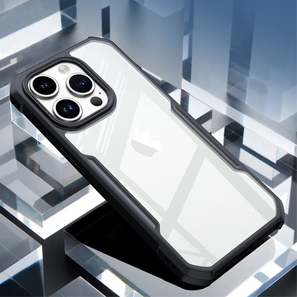XUNDD TPU Hybrid Skal Fodral till iPhone 15 Pro Max - Svart