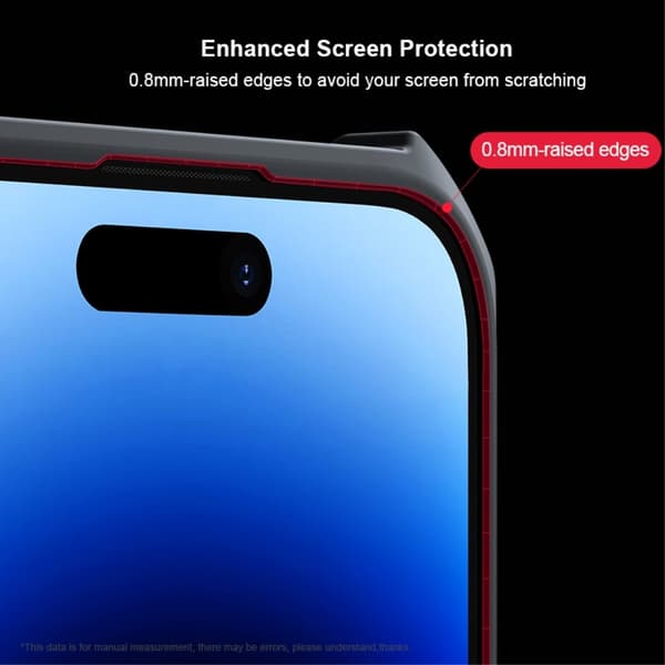 XUNDD TPU Hybrid Skal Fodral till iPhone 15 Pro Max - Svart