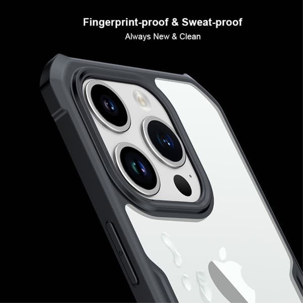 XUNDD TPU Hybrid Skal Fodral till iPhone 15 Pro Max - Svart