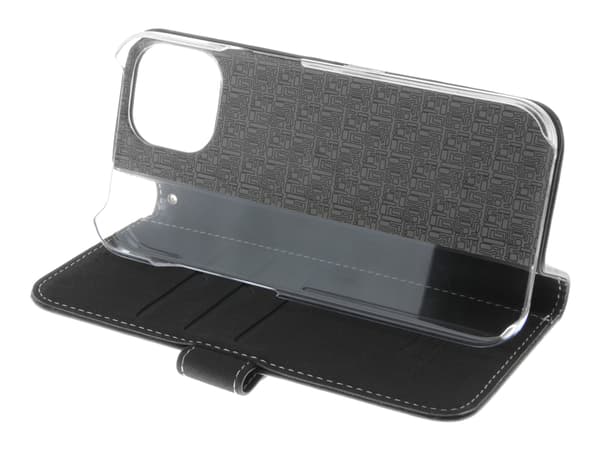 Insmat 650-3184, Avattava kotelo, Apple, iPhone 15, 15,5 cm (6.1"), Musta