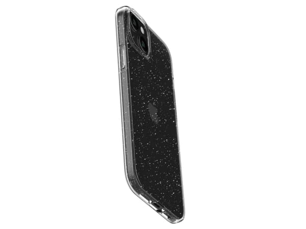 Spigen Liquid Crystal Glitter - Baksidedeksel for mobiltelefon - termoplast-polyuretan (TPU) - krystallkvarts - for Apple iPhone 15 Plus