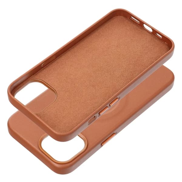 iPhone 12 Pro Max Mobilskal Magsafe Läder Roar - Brun