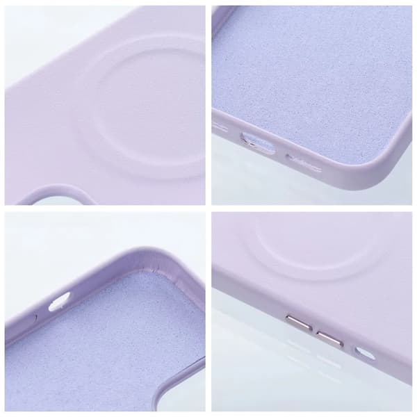 iPhone 12 Pro Max Mobilskal Magsafe Läder Roar - Lila