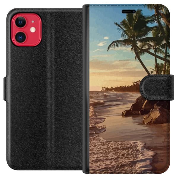 Apple iPhone 11 Lommeboketui Strand