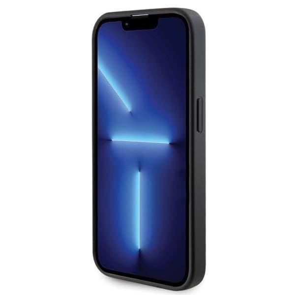 Guess iPhone 14 Pro Mobilskal Magsafe Saffiano - Svart