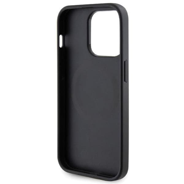 Guess iPhone 14 Pro Mobilskal Magsafe Saffiano - Svart