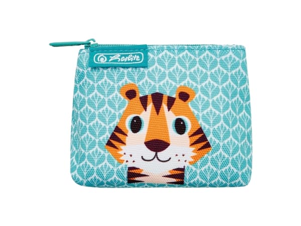 Herlitz Cute Animals, Lommebok, Assorterte farger, Polyester, Bilde, Glidelås, 115 mm