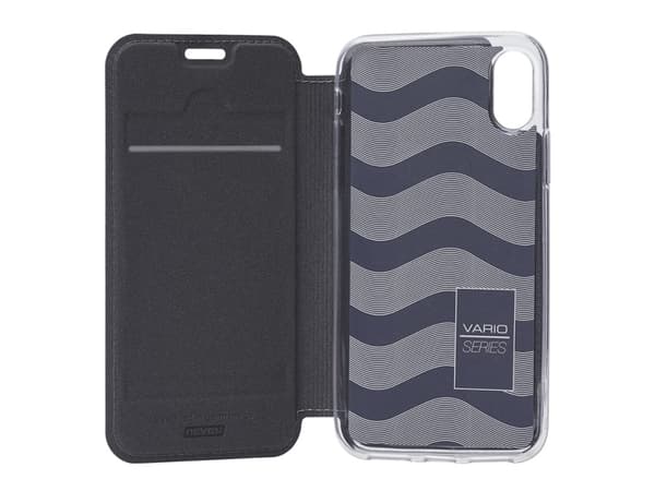 nevox 1493, Folio, Apple, iPhone X, 14,7 cm (5.8"), Blå, Grå