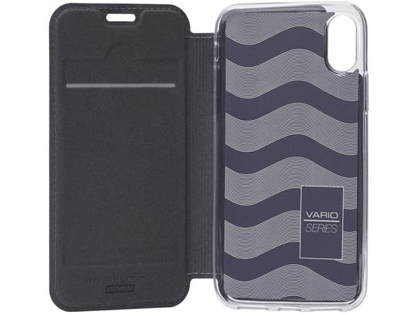 nevox 1493, Folio, Apple, iPhone X, 14,7 cm (5.8"), Blå, Grå