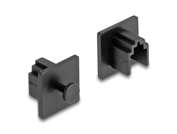 Delock - Dammskydd - with grip - svart (paket om 10)