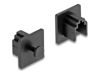 Delock - Dammskydd - with grip - svart (paket om 10)