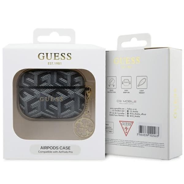 Guess AirPods Pro Skal GCube Charm - Svart