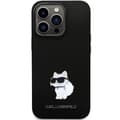 Miniatyrbild 3 av 8: KARL LAGERFELD iPhone 13 Pro Max Mobilskal Silikon C Metal Pin