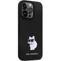 Miniatyrbild 4 av 8: KARL LAGERFELD iPhone 13 Pro Max Mobilskal Silikon C Metal Pin