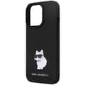 Miniatyrbild 6 av 8: KARL LAGERFELD iPhone 13 Pro Max Mobilskal Silikon C Metal Pin