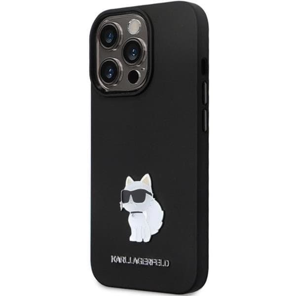 KARL LAGERFELD iPhone 13 Pro Max Mobilskal Silikon C Metal Pin