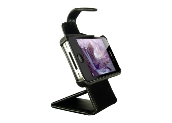 Inter-Tech PI-10534, Flip case, Apple, iPhone 4, 8,89 cm (3.5"), Sort