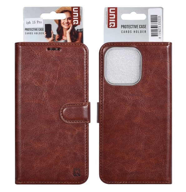UNIQ Fodral iPhone 15 PRO Mocha Mousse Brun