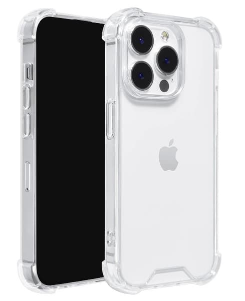 iPhone 15 PRO Skal Transparent Extra Stöttåligt
