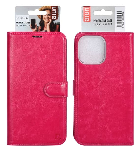 UNIQ Fodral iPhone 15 PRO MAX Rosa