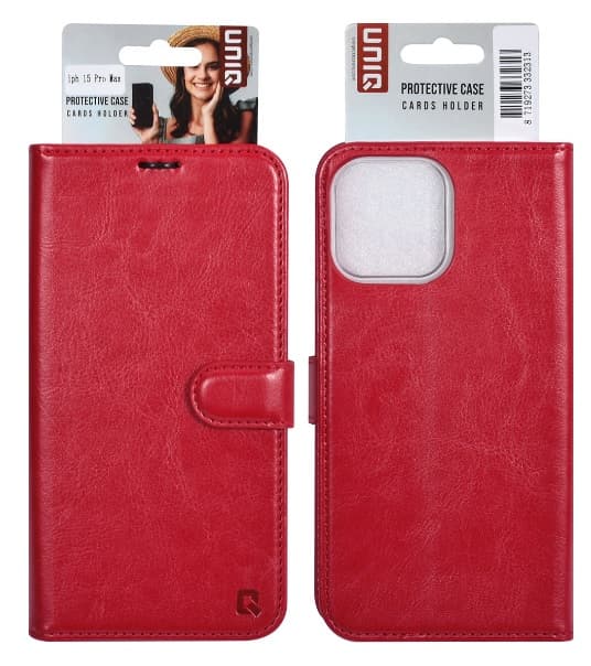 UNIQ iPhone 15 PRO MAX Fodral Röd