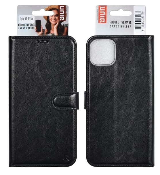 UNIQ iPhone 15 PLUS Fodral Svart