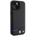 Miniatyrbild 4 av 8: BMW iPhone 15 Mobilskal Läder Carbon - Svart