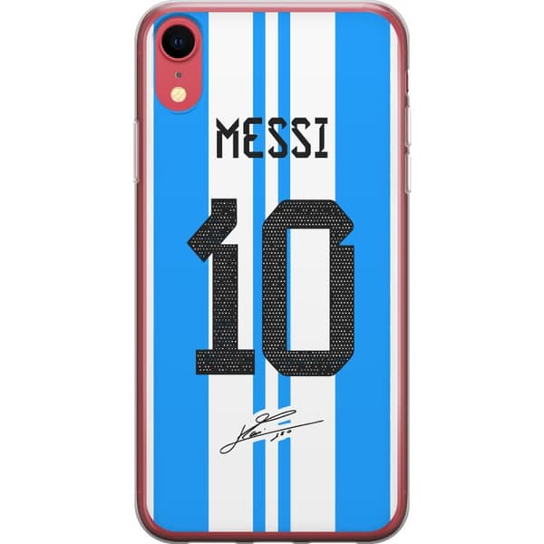 Apple iPhone XR Gennemsigtig cover Lionel Messi (Argentina)