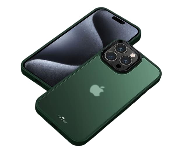 Phonet Mobilskal iPhone 15 Pro - Matte Grön