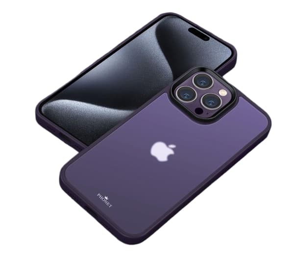 Phonet Mobilskal iPhone 15 Pro Max - Matte Lila