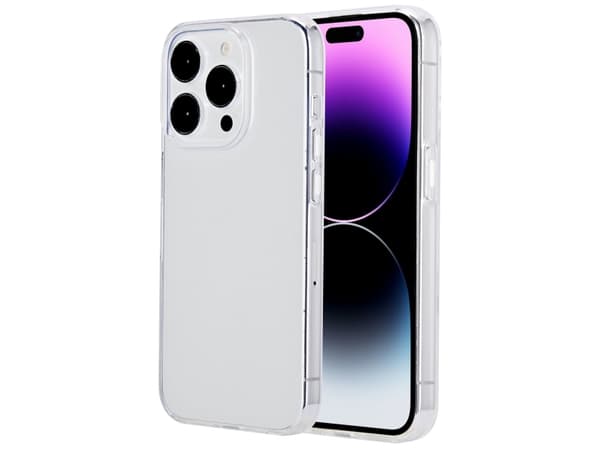 eSTUFF Infinite Vienna - Baksidedeksel for mobiltelefon - MagSafe-samsvar - termoplast-polyuretan (TPU) - gjennomsiktig - for Apple iPhone 15 Pro