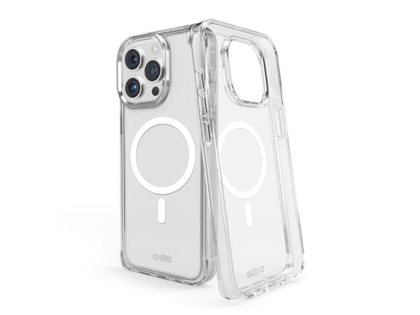 SBS TELIGMAGIP1561PT, Suojus, Apple, iPhone 15 Pro, 15,5 cm (6.1"), Läpinäkyvä