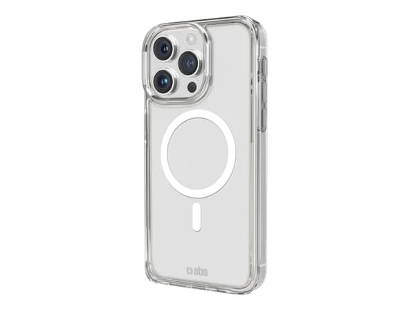 SBS TELIGMAGIP1561PT, Suojus, Apple, iPhone 15 Pro, 15,5 cm (6.1"), Läpinäkyvä