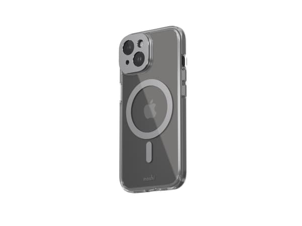 Moshi iGlaze MagSafe do iPhone 15 (Meteorite Gray)