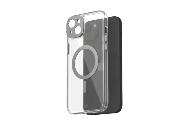 Moshi iGlaze MagSafe do iPhone 15 (Meteorite Gray)