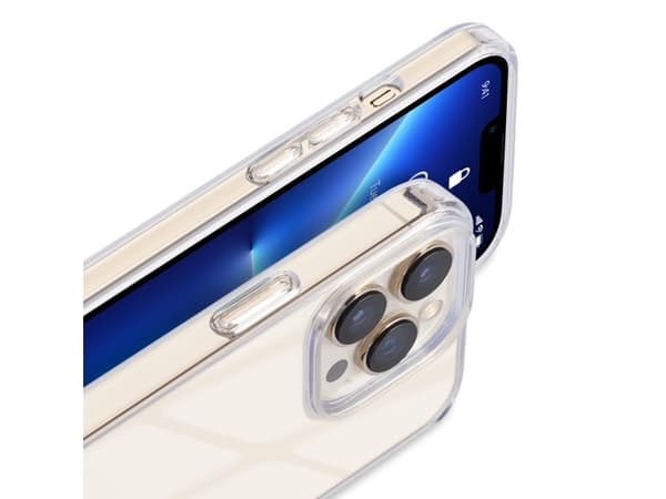 nevox StyleShell SHOCKFlex, Suojus, Apple, iPhone 15 Pro, 15,5 cm (6.1"), Läpinäkyvä
