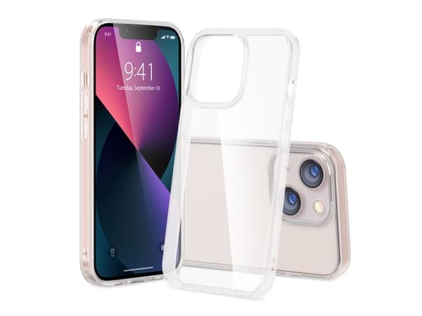 nevox StyleShell SHOCKFlex, Etui, Apple, iPhone 15, 15,5 cm (6.1"), Gjennomsiktig