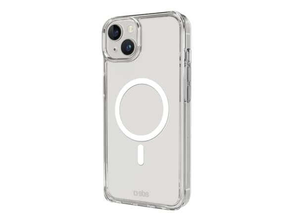 SBS TELIGMAGIP1567T, Suojus, Apple, iPhone 15 Plus/14 Plus, 17 cm (6.7"), Läpinäkyvä